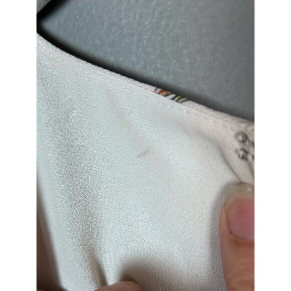 Reiss Dress Size 2 UK 6 Ruby Floral flutter sleeve jazz feminine flirty - Picture 14 of 14